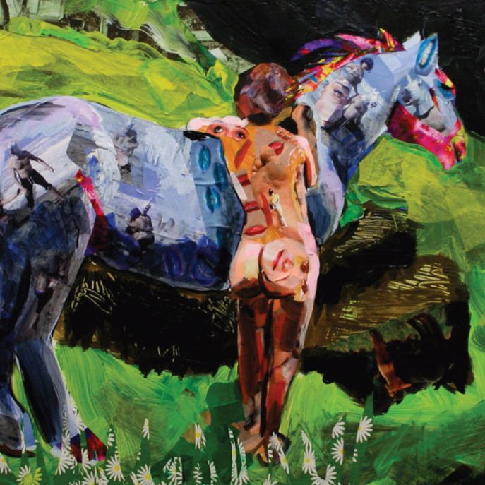 Cover art: "The Shrapnel of Time (I)", by Allison Zuckerman (flipped, excerpt)